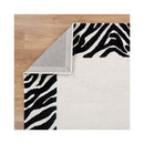 Lesley Nomades Zanzibar Black And White Wool Rug