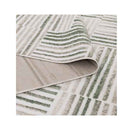Wilma Geometric Lines Green Rug