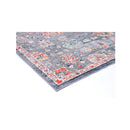 Angelica Distressed Floral Grey Multi Non Slip Rug