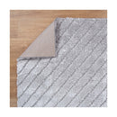 Tanya Modern Silver Shag Rug