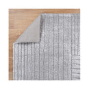 Tanya Dior Silver Shag Rug