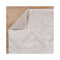 Tanya Chevron Beige Shag Rug