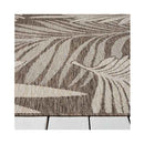 Patrice Taupe Leaves Rug