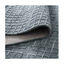 Abby Steel Blue Knitted Wool Rug