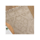 Demitri Ornamental Brown Wool Rug