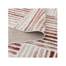 Wilma Geometric Lines Rust Rug