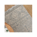 Demitri Tribal Grey Wool Rug