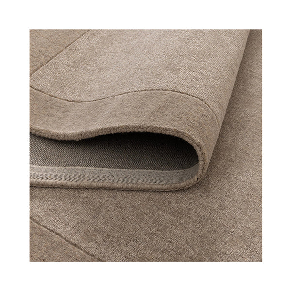 Serafina Camel Border Wool Rug
