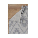 Demitri Geometric Grey Wool Rug