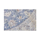 Evette All Over Blue Round Rug 230Cm
