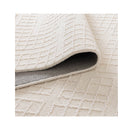 Abby Ivory Knitted Wool Rug