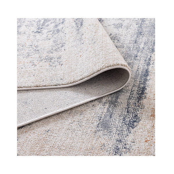 Tatiana Distressed Splash Beige Blue Rug
