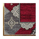 Ruben Red Pattern Rug