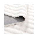 Patricia Washable White Round Rug