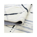 Claudette Geo Cream Blue Rectangle Rug