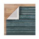 Lesley Nomades Linear Teal Wool Rug