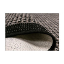 Chino Silver Black Rug 67 X 120