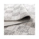 Doreen Grey Checkered Rectangle Rug