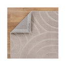 Lesley Nomades Ellipse Beige Wool Rug