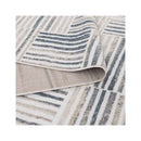 Wilma Geometric Lines Blue Rug