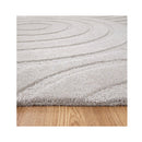 Lesley Nomades Ellipse Light Grey Wool Rug