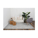 Demitri Geometric Grey Wool Rug