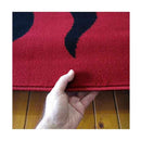 Ruben Red Leaf Rug 120X170Cm