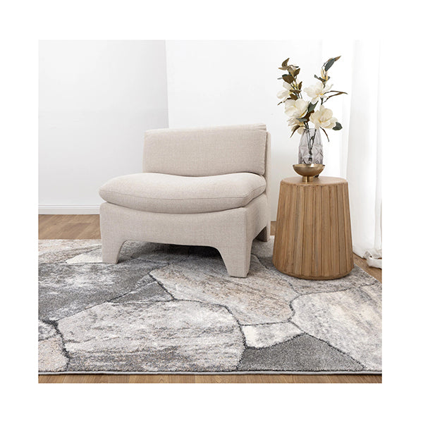 Doreen Grey Beige Sandstone Rectangle Rug