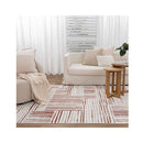 Wilma Geometric Lines Rust Rug