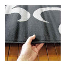 Ruben Black Leaf Rug 240X330Cm