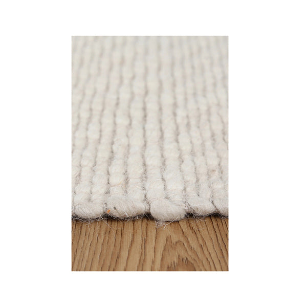 Brandon Ivory Wool Blend Textured Rug