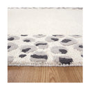 Lesley Nomades Leopard Cream Grey Wool Rug