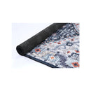 Angelica Navy Multi Medallion Non Slip Rug