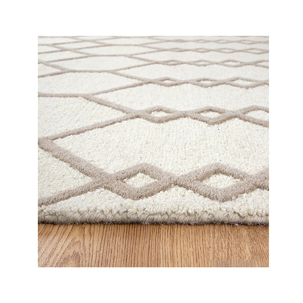 Lesley Nomades Senso Beige Wool Rug