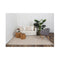 Demitri Geometric Brown Wool Rug
