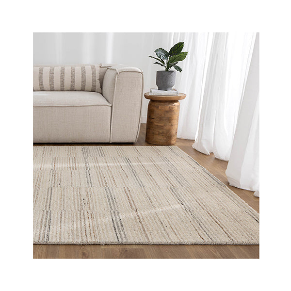 Pamela Lines Natural Wool Rug
