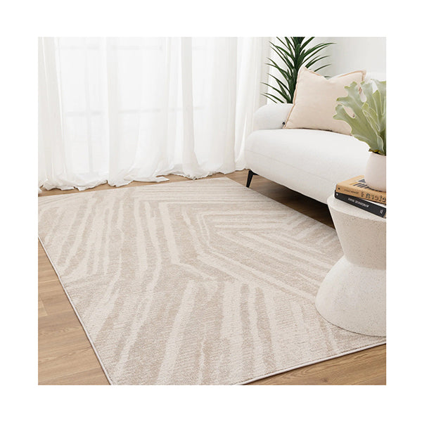 Tatiana Geo Lines Beige Cream Rug