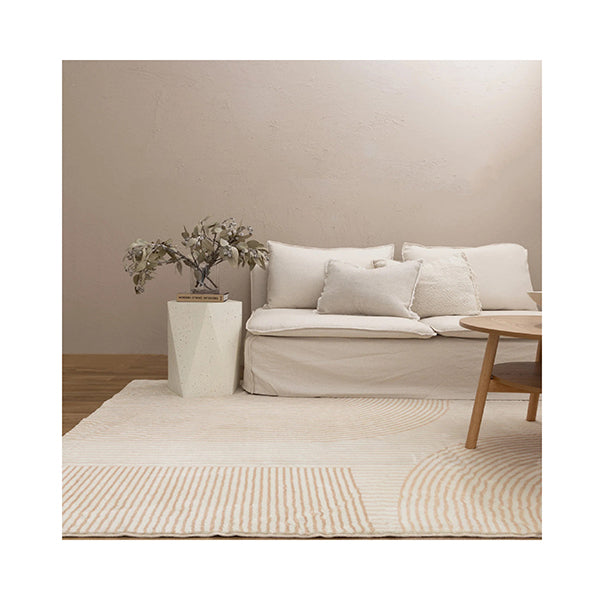 Claudette Arches Cream Beige Rectangle Rug