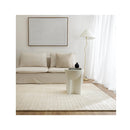 Abby Ivory Knitted Wool Rug