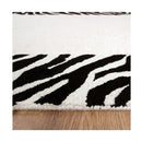Lesley Nomades Zanzibar Black And White Wool Rug