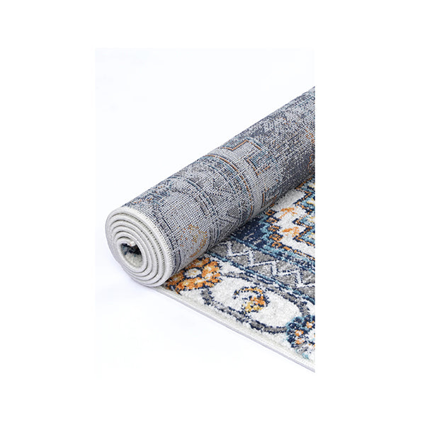 Prudence Taza Blue Cream Transitional Rug