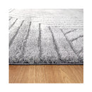 Tanya Modern Silver Shag Rug