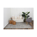 Demitri Geometric Grey Multi Wool Rug