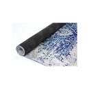 Angelica Distressed Navy White Traditional Non Slip Rug