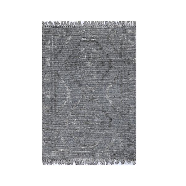 Demitri Ornamental Grey Multi Wool Rug