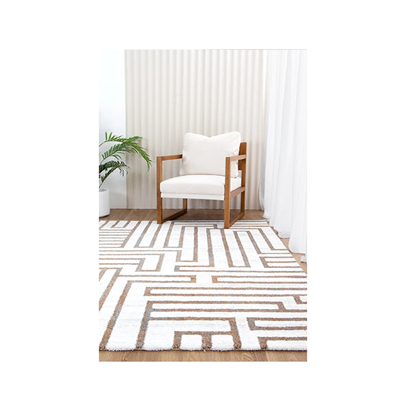 Ingrid Maze Cream Rug