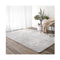Tanya Modern Silver Shag Rug