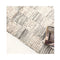 Jasmin Distressed Checkers Grey Beige Rug