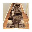 Ruben Brown Pattern Rug 80X150Cm