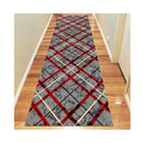Ruben Grey Plaid Rug